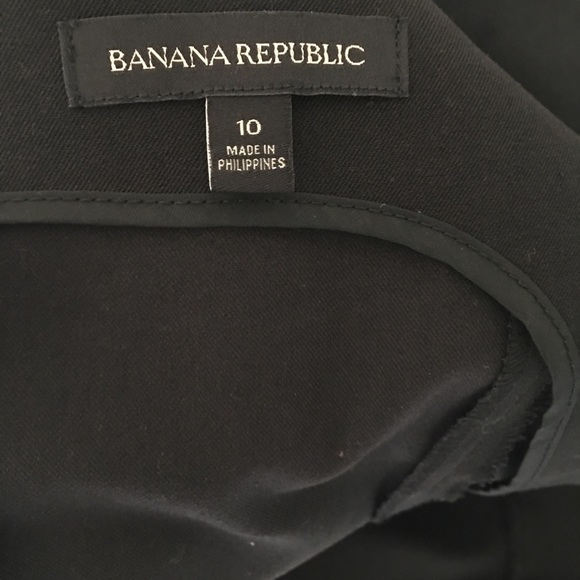 BANANA REPUBLIC square neck black dress EUC - Picture 6 of 8